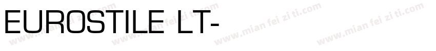 EUROSTILE LT字体转换